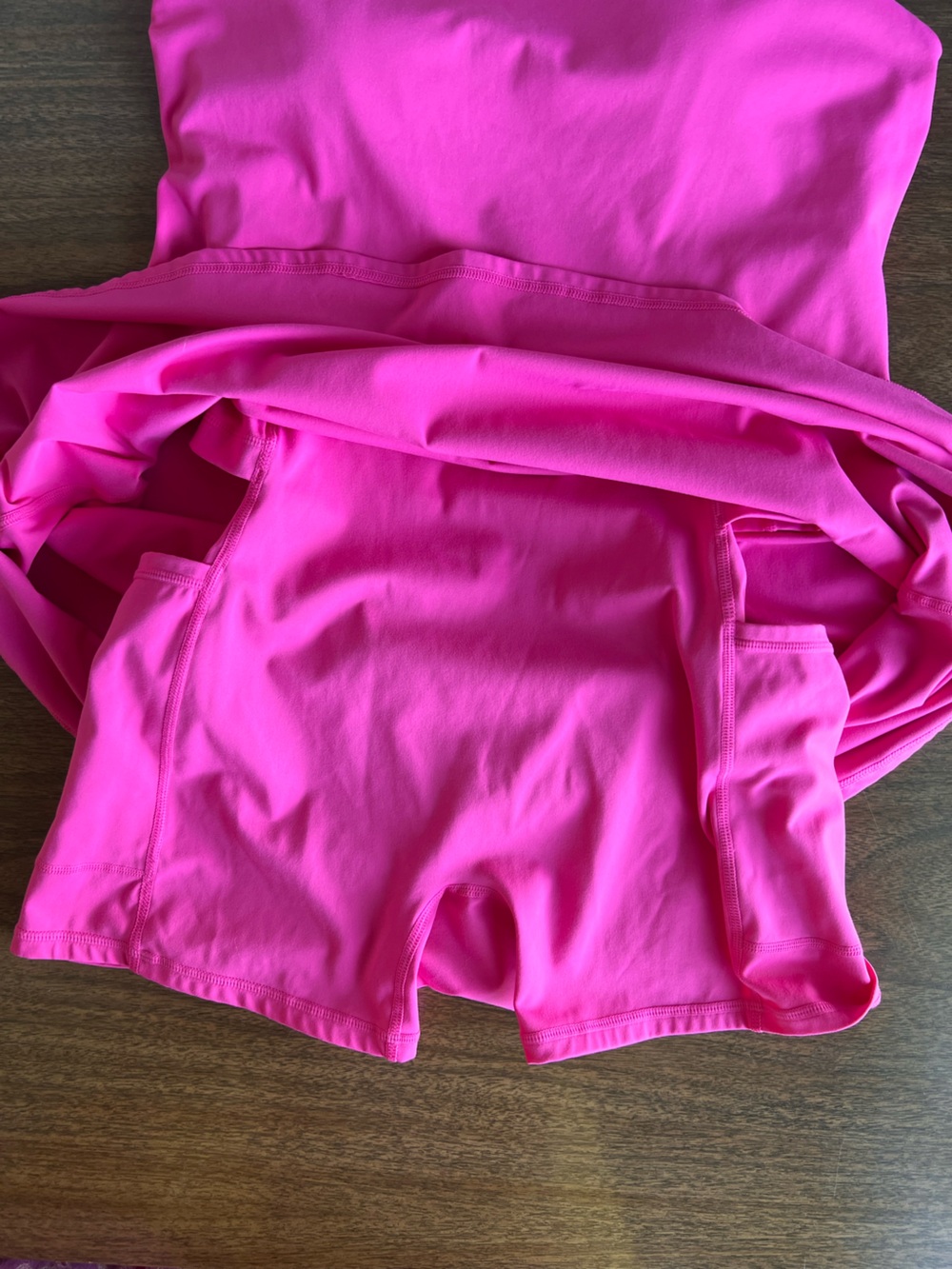 Halara SoftlyZero Pink Easy Peezy Halter Dress Size M Athleisure Tennis Yoga - Picture 6 of 9